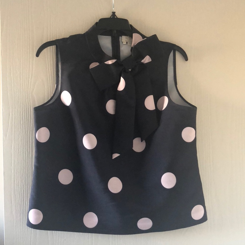 Kate Spade Polka Dot Bow Top